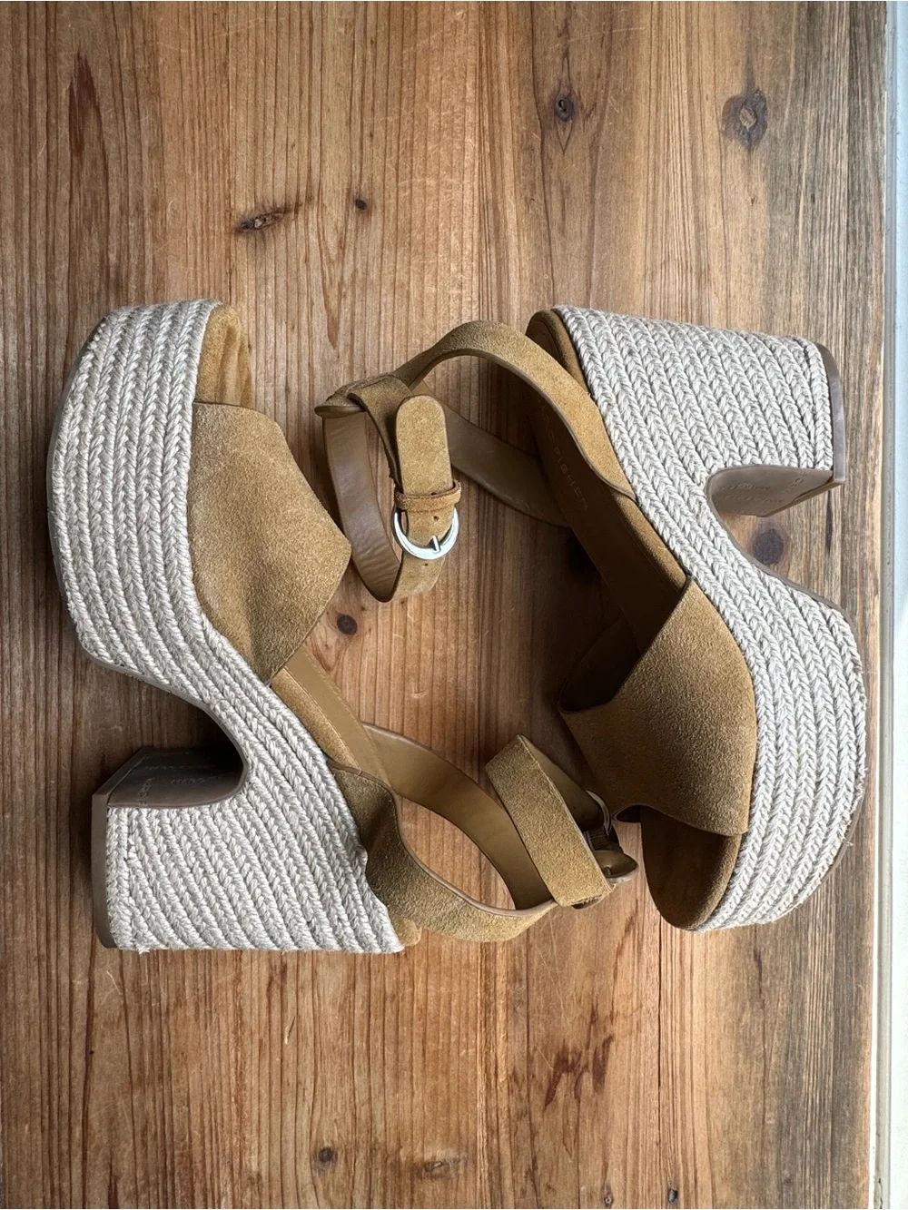 Marc Fisher Voshay Women’s Suede Platform Sandals 8.5